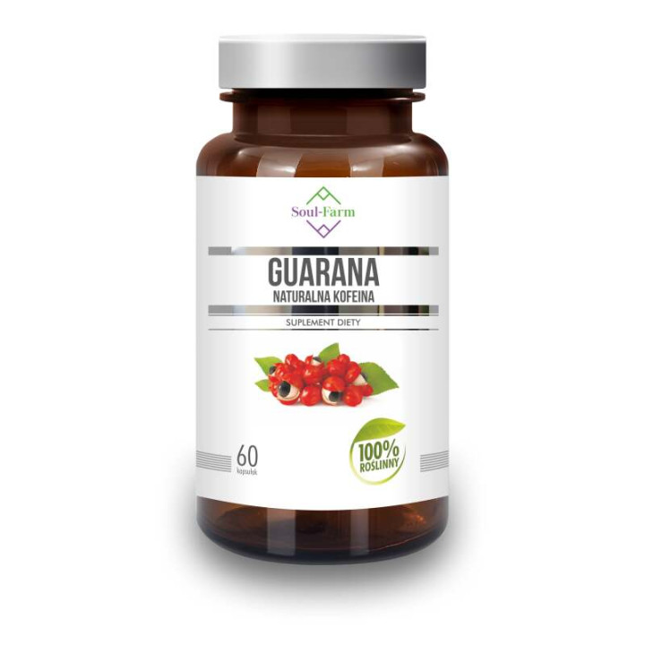 Guarana Ekstrakt (440 mg) 60 kapsułek - Soul | SOUL FARM - Ekochatka
