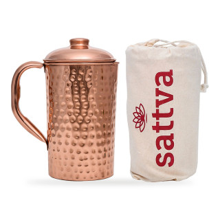Dzbanek Miedziany Hammer Ayurveda 1,95 l - Sattva - Ekochatka
