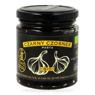 Pasta z Czarnego Czosnku Bezglutenowa BIO 200 g - Pięć Przemian
