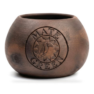 Matero Ceramiczne Mlekowane Hand Made 250 ml - Yerba Mate Green