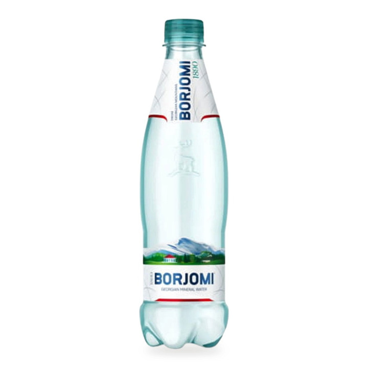 Woda Mineralna Gazowana Naturalna Wysokozmineralizowana 500 ml - Borjomi