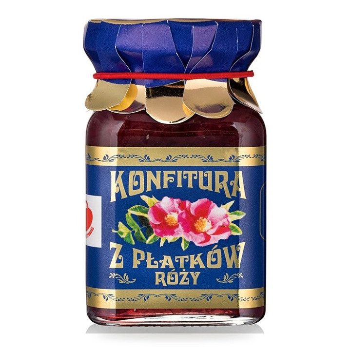 Konfitura z Płatków Róży Wegańska 220 g - Polska Róża - Ekochatka