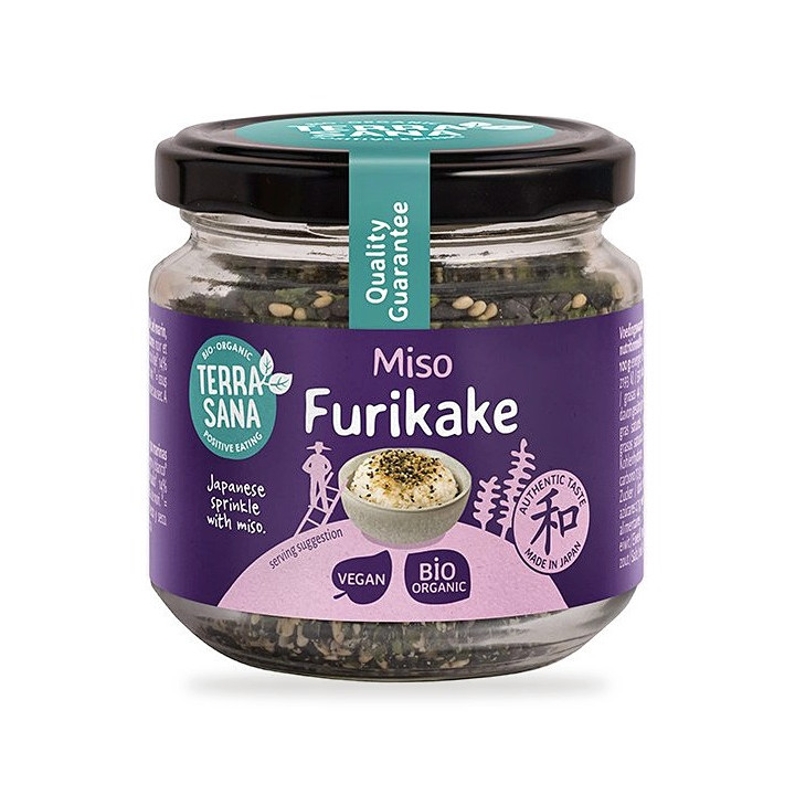 Miso Furikake Posypka z Sezamem i Algami Morskimi BIO 75 g - Terrasana