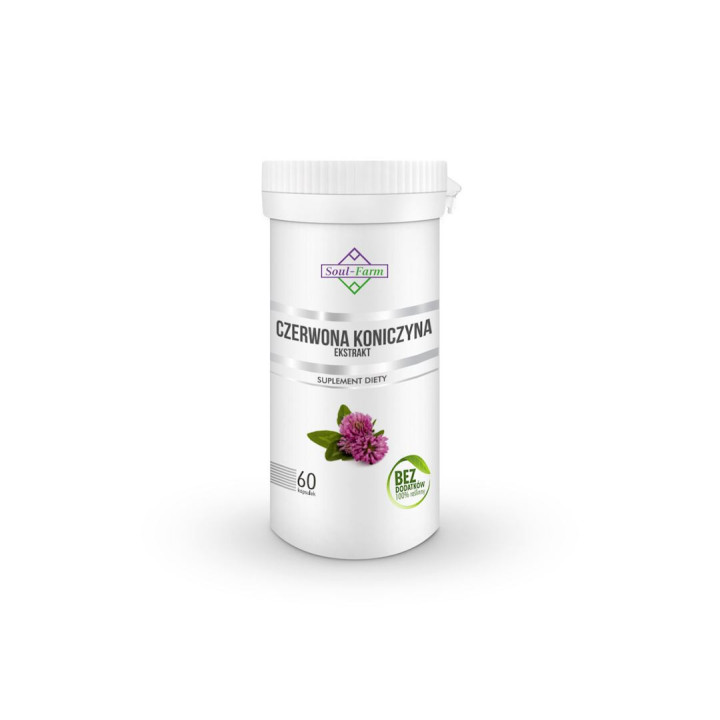 Czerwona Koniczyna Ekstrakt (300 mg) 60 Kapsułek | SOUL FARM - Ekochatka