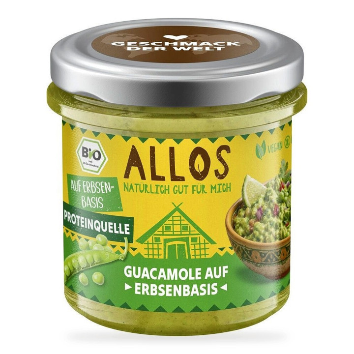Pasta Kanapkowa Proteinowa w Stylu Guacamole Bezglutenowa BIO 140 g - Allos