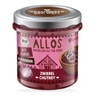 Pasta Kanapkowa Chutney Cebulowy Bezglutenowa BIO 140 g - Allos