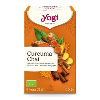 Herbatka Złoty Chai z Kurkumą BIO 34 g - Yogi Tea - Ekochatka