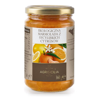 Marmolada z Cytrusów Sycylijskich BIO 360 g - Agrisicilia - Ekochatka