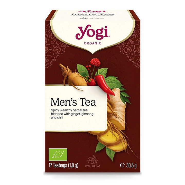 Herbatka Dla Mężczyzn Men's Tea BIO 17 x 1,8 g - Yogi Tea - Ekochatka