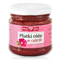 Płatki Róży w Cukrze Wegańskie 220 g - Polska Róża
