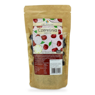 Czereśnia Suszona Bez Dodatku Cukru Bezglutenowa 250 g - Pięć Przemian