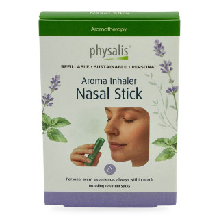 Inhalator do Nosa w Sztyfcie z 10 Wymiennymi Wkładami 39 g - Physalis