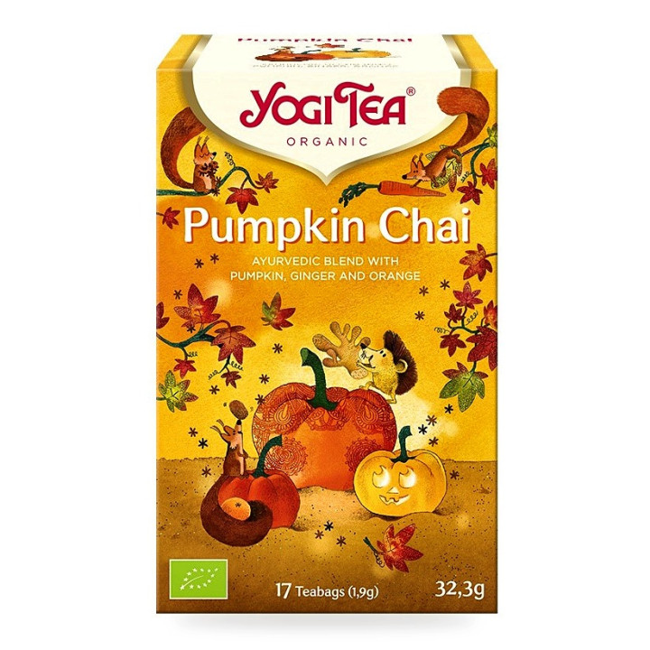 Herbatka Dyniowa Pumpkin Chai BIO 17 x 1,9 g - Yogi Tea - Ekochatka