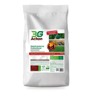 Nawóz do Trawników Jesienny Organiczno-Mineralny ECO 25 kg - 3G Action