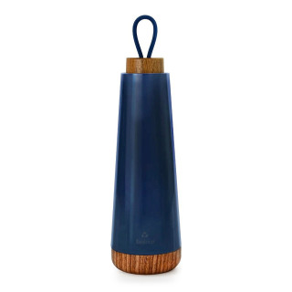 Butelka Termiczna z Silikonowym Uchwytem Granatowa 500 ml - Chic-mic