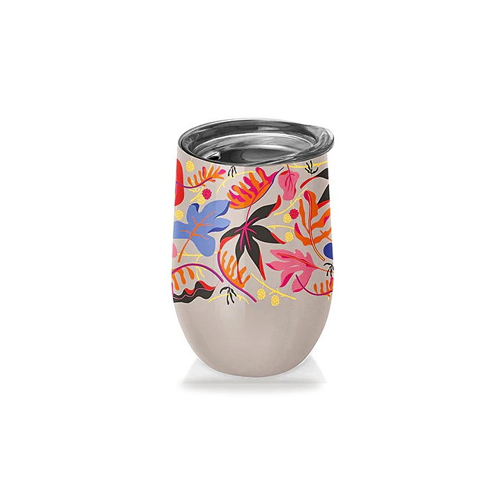 Kubek Termiczny z Pokrywką Sekretny Ogród 420 ml - Chic-mic