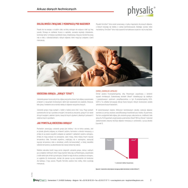 Tabletki na Menopauzę FemLibre Forte Wegańskie 30 szt. - Physalis