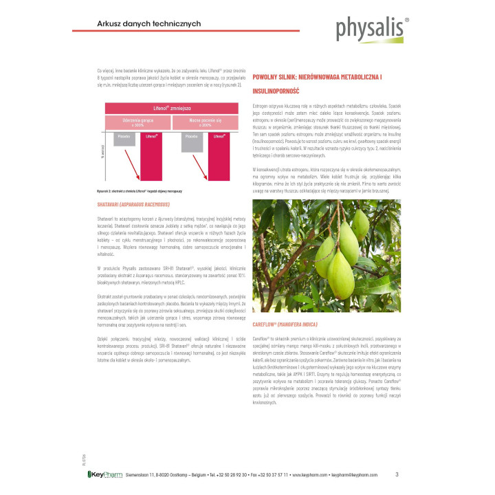 Tabletki na Menopauzę FemLibre Forte Wegańskie 30 szt. - Physalis