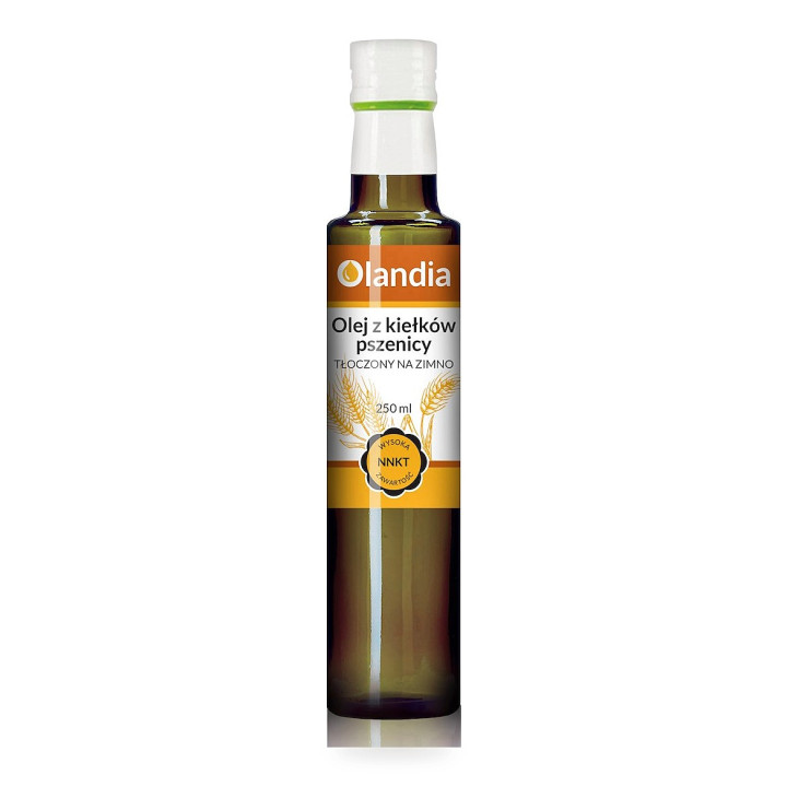 Olej z Kiełków Pszenicy Tłoczony na Zimno Wegański 250 ml - Olandia