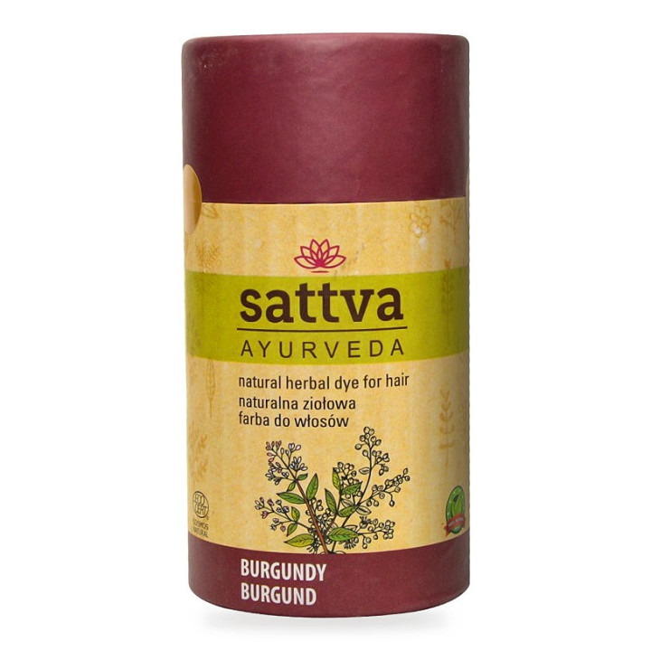 Henna Do Włosów Burgund ECO Ajurwedyjska 150 g - Sattva - Ekochatka