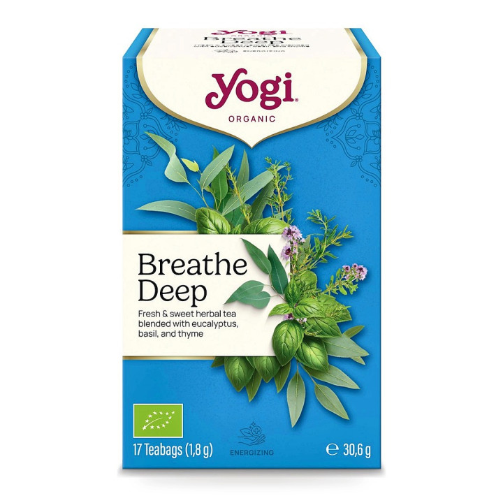 Herbatka Ziołowa Głęboki Oddech Breathe Deep BIO 17 x 1,8 g - Yogi Tea