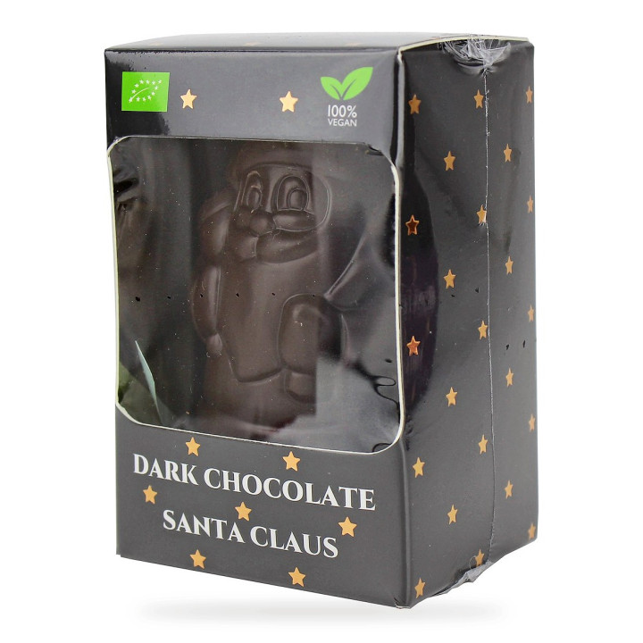Mikołaj z Ciemnej Czekolady BIO Wegański 75 g - Cocoa - Ekochatka