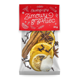 Zimowy Grzaniec Mieszanka Liofilizowana do Herbaty i Napojów BIO 20 g - Dary Natury