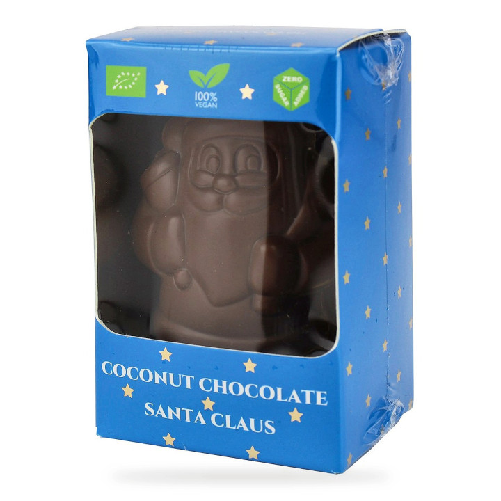 Mikołaj z Czekolady Kokosowej bez Dodatku Cukrów BIO Wegański 75 g - Cocoa