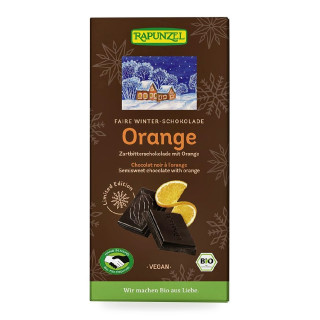 Czekolada Gorzka z Pomarańczą BIO 80 g - Rapunzel - Ekochatka
