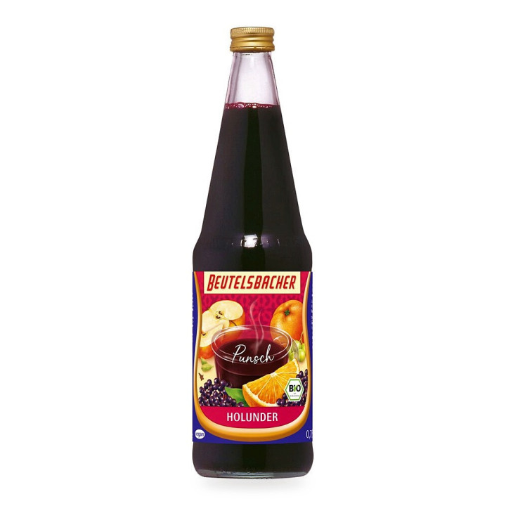 Grzaniec Bezalkoholowy Pomarańcza i Czarny Bez BIO 700 ml - Beutelsbacher