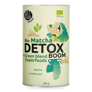 Matcha Detox Boom Mieszanka Superfoods Bez Dodatku Cukrów BIO 300 g - Diet-food