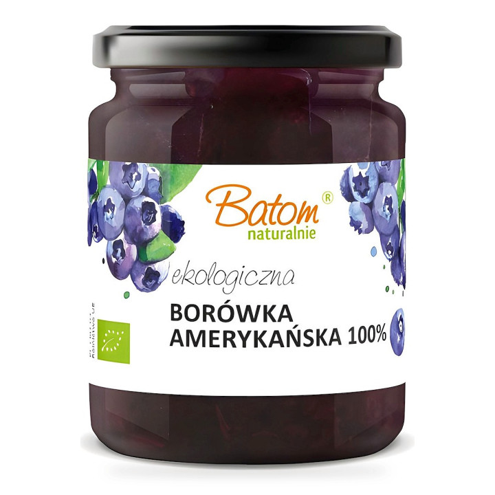 Borówka Amerykańska BIO Bez Dodatku Cukru 240 g - Batom - Ekochatka