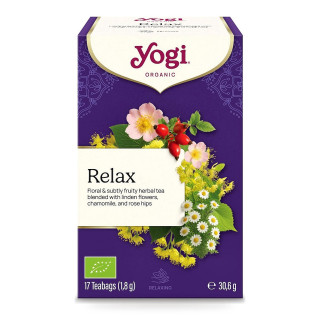 Herbatka Relax Rumianek i Lipa BIO 30,6 g - Yogi - Ekochatka