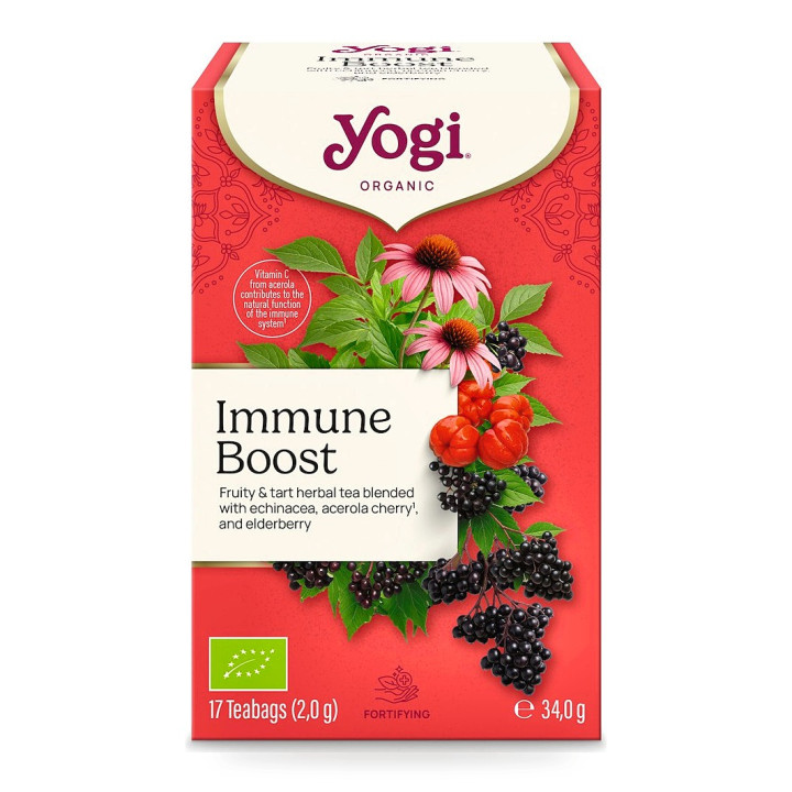 Herbatka Na Odporność Immune Boost BIO 34 g - Yogi - Ekochatka