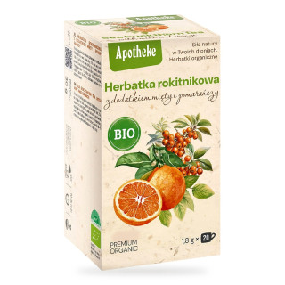 Herbatka Rokitnikowa z Miętą i Pomarańczą BIO 20 Saszetek 36 g - Apotheke