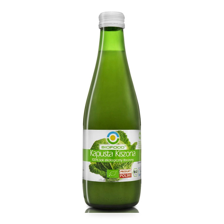 Sok z Kapusty Kiszonej NFC Bezglutenowy BIO 300 ml - Biofood