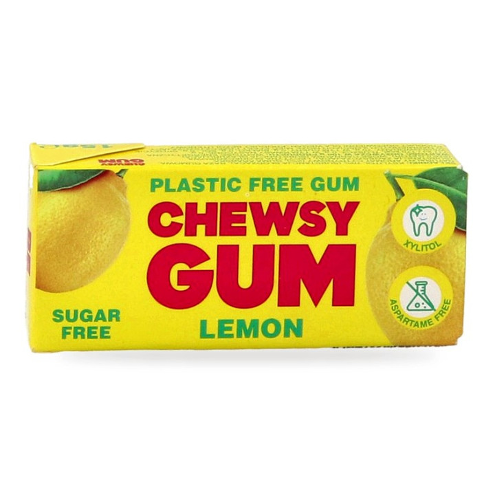 Guma do Żucia z Ksylitolem o Smaku Cytrynowym Bezcukrowa 15 g - Chewsy