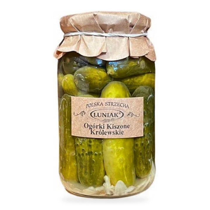 Ogórki Kiszone Królewskie Wegańskie 520 g - Luniak - Ekochatka