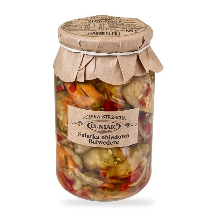 Sałatka Obiadowa Belweder Wegańska 460 g - Luniak - Ekochatka
