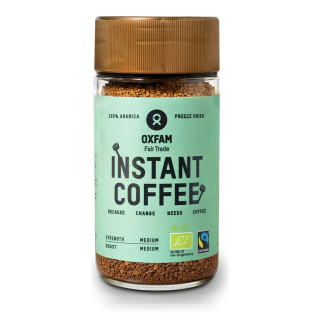 Kawa Rozpuszczalna Liofilizowana Arabica 100% BIO Fair Trade 100 g - Oxfam Fair Trade