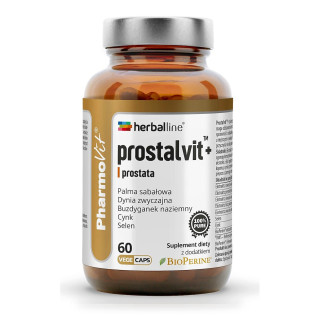Kapsułki na Prostatę Prostalvit Bezglutenowe 60 szt. - Pharmovit Herballine