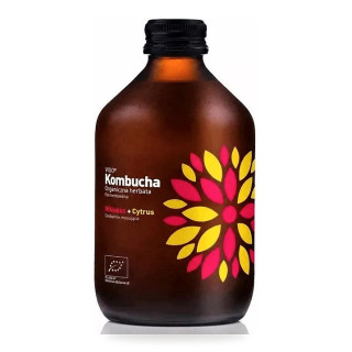 Kombucha Hibiskus i Cytrusy Bezglutenowa BIO 330 ml - Vigo - Ekochatka