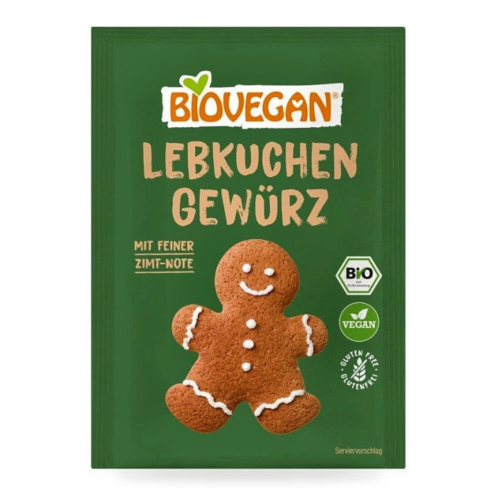 Przyprawa do Piernika Bezglutenowa BIO 15 g - Biovegan - Ekochatka