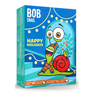 Zestaw Świąteczny Przekąski Owocowe z Zabawką i Naklejką Bezglutenowe 140 g - Bob Snail