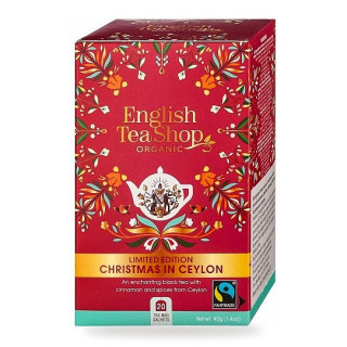 Herbata Cejlońska Świąteczna Korzenna BIO Fair Trade 40 g - English Tea Shop Organic