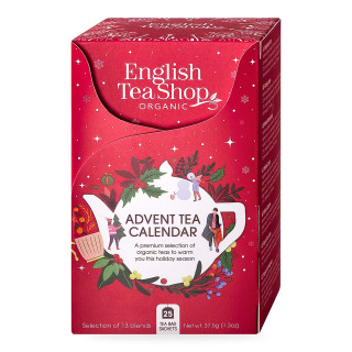 Kalendarz Adwentowy Herbaty 13 Smaków BIO 37,5 g - English Tea Shop Organic