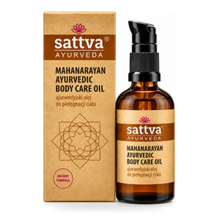 Olejek Ajurwedyjski do Ciała Mahanarayan 100 ml - Sattva - Ekochatka
