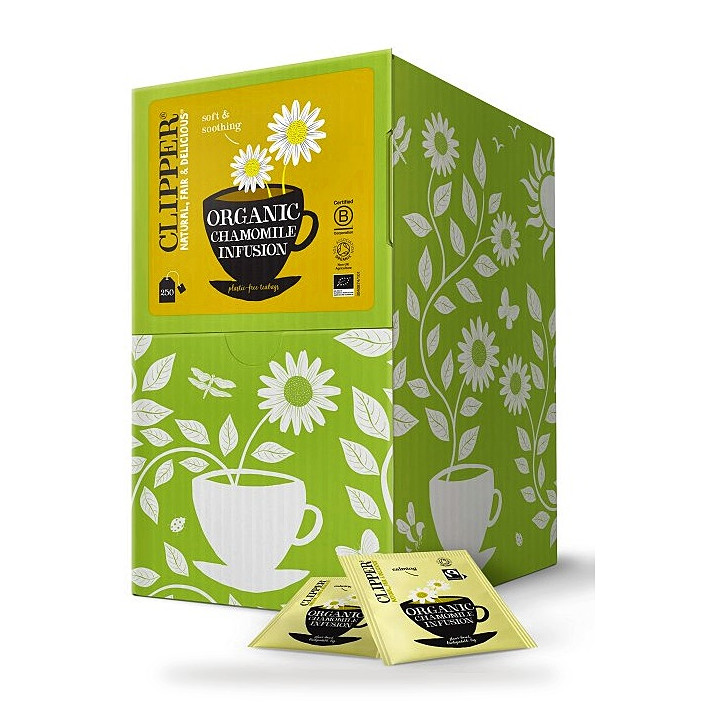 Herbatka Rumiankowa Fair Trade BIO 250 Saszetek 375 g - Clipper