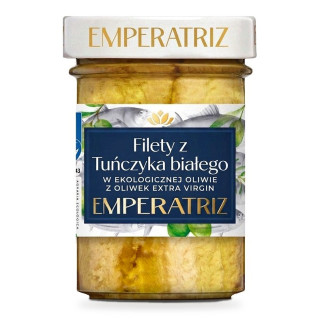 Tuńczyk Biały Filety MSC w Oliwie z Oliwek Extra Virgin 120 g - Emperatriz