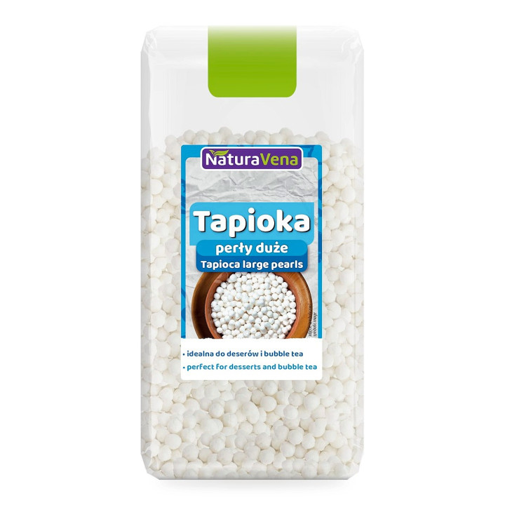 Tapioka Perły Duże Bezglutenowe 500 g - Naturavena - Ekochatka